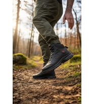 Enoch Erkek Siyah Büyük Numara Waterproof Yüksek Bilekli Outdoor Trekking ve Doğa Botu