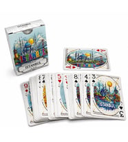 Northcity İstanbul Temalı İskambil Oyun Kartı Alk5659 - 9 Cm