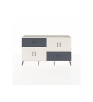Arges Konsol 3 Raflı 2 Çekmeceli 4 Kapaklı 176x30x99 Aytaşı-Aytaşı/Antrasit