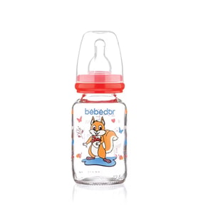 BEBEDOR BİBERON CAM DESENLİ 125 ML 30302