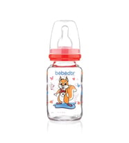 BEBEDOR BİBERON CAM DESENLİ 125 ML 30302