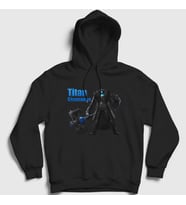 Presmono Unisex Beyaz Titan Cameraman Skibidi Toilet Kapüşonlu Sweatshirt 482549tt (Siyah)