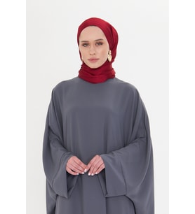 Bordo Düz Klasik Şal Turlu Polyester Lüx Janjan 202126_16
