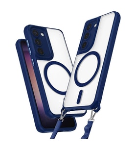 Samsung Galaxy S23 Plus Kılıf Enka Magsafe Silikon Kılıf - Lacivert