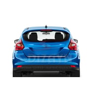 Ford Focus Uyumlu 3 Hatchback Krom Bagaj Alt Çıtası 2011-2014 (Karışık)