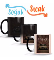 SKYLINE VINTAGE Sihirli Kupa Bardak Porselen