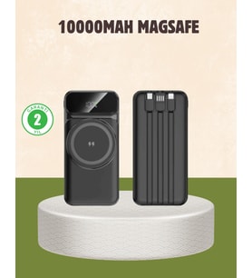 10000 mAh Kablosuz Powerbank – 15W Hızlı Şarj, Type-C Çoklu Çıkışlı