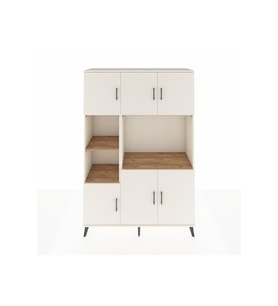 Hyperion Dolap 9 Raflı 6 Kapaklı 132x44x195 Aytaşı-Aytaşı/Çam