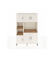 Hyperion Dolap 9 Raflı 6 Kapaklı 132x44x195 Aytaşı-Aytaşı/Çam