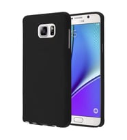 Samsung Galaxy Note 5 İnce Mat Silikon Kılıf Siyah