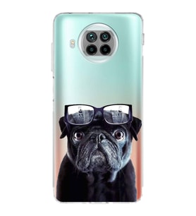 PrintiFy Xiaomi Mi 10T Lite ile Uyumlu Köpek 3 Kamera Korumalı Şeffaf Kılıf
