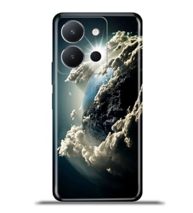 Vivo Y36 Kapak HD Renkli Dizayn Silikon Kılıf - Uzak Dünya