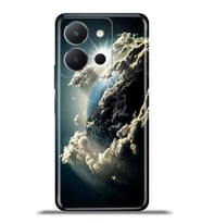Vivo Y36 Kapak HD Renkli Dizayn Silikon Kılıf - Uzak Dünya