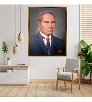ÇERÇEVELİ ATATÜRK TABLO S295