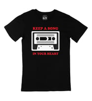 Keep A Song In Your Heart Siyah Tişört