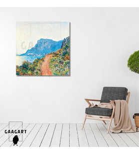 Kare Kanvas Ünlü Eserler Claude Monet Monacco