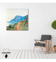 Kare Kanvas Ünlü Eserler Claude Monet Monacco