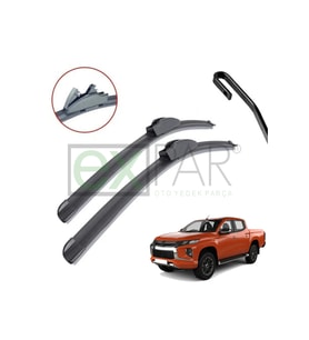 MİTSUBİSHİ L200 ÖN CAM SİLECEK SÜPÜRGESİ TAKIMI 2019 - 2022 L200 PİCKUP ÖN SİLECEK
