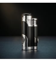 Zorro Çift Torch Pürmüz Siyah Puro Çakmağı