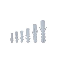 Plastik Dubel Beyaz 7 Mm ( 100 Adet )