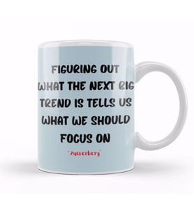 Mark Zuckerberg Quotes   Entrepreneurs Motivation İnspiration Success Work Gifts Kupa Bardak Porselen