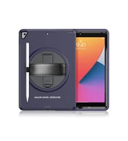 Newface Apple iPad 10.2 (7.nesil) Kılıf Hand Strap Tablet Kılıfı - Lacivert