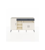 Arges Konsol 5 Raflı 2 Çekmeceli 3 Kapaklı 176x30x99 Aytaşı-Aytaşı/Antrasit