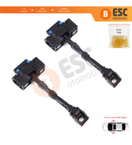 VW Scirocco MK3 137 138 2008-2017 1K8837249A İçin 2 EA Sağ ve Sol Kapı Gergi Yayı
