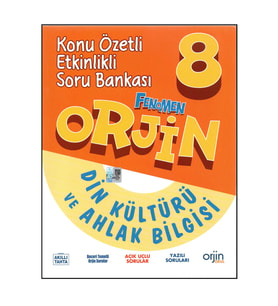 ORJİN 8. SINIF DİN KÜLTÜRÜ KONU ÖZETLİ ETKİNLİKLİ SORU BANKASI