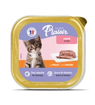 Plaisir Kitten Tavuk Etli Pate Yavru Kedi Yaş Maması 100 Gr