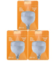 (3 Adet) Osaka 50W (300W) Beyaz Işık E27 Duylu (Kalın Duy) Led Torch Ampul