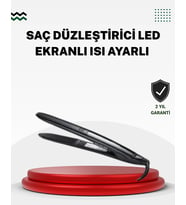 2025 Seri Profesyonel Isı Ayarlı Titanyum Kaplama Saç Düzleştirici Dijital Ekranlı