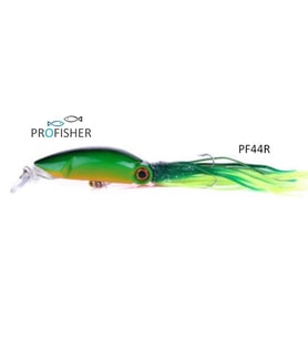 Profisher Kalamar R Sert Yem Silikon Kuyruklar 17,3 gr 18 cm