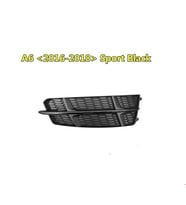 AUDİ - ÖN TAMPON IZGARA SOL ( SİYAH - S-LİNE ) A6 2015-