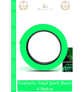 #FosforluBant Işıldayan Photoluminescent İş Güvenliği Acil Çıkış Yönlendirme Fosforlu Yeşil Şerit Ba