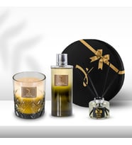 Delicate Soul 300gr Mum & Delicate Soul Kolonya 250ml & Nevin Diffuser 150ml Hediye Seti (Kahverengi)