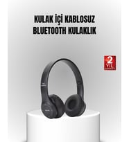 Bluetooth Kablosuz Kulaklık – Extra Bass, TF Kart, Mikrofonlu, Ayarlanabilir Ergonomik Tasarım