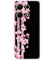 Infınix Note 30 Kılıf Resimli Desenli Baskılı Silikon Pink Flowers 3 1393