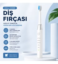 Akıllı Sonik Diş Fırçası 15000 Titreşim/Dk  5 Mod  Type-C Şarj  IPX7 Su Geçirmez  Şarjlı Elektrikli Diş Fırçası