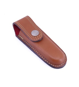 Deri Çakı Kılıfı - Taba 13 cm