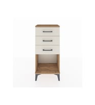 Arges Komodin 3 Çekmeceli 44x30x96 Çam-Aytaşı