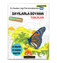 Sayılarla BOYAMA Tabloları (En Sevilen Çizgi Film Karakterleri)