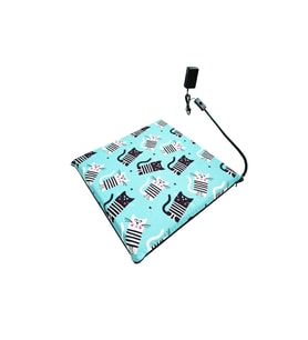 Isıtmalı Kedi Minderi Kedi Köpek Minderi Isıtıcılı Kedi Minderi Isıtıcı Pad 12volt 45x45cmx5cm