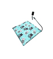 Isıtmalı Kedi Minderi Kedi Köpek Minderi Isıtıcılı Kedi Minderi Isıtıcı Pad 12volt 45x45cmx5cm