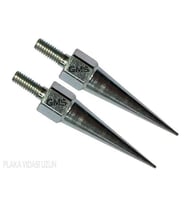 MOTOSİKLET SİVRİ VİDA NİKEL 6mm ÖZEL YAPIM SET 6 ADET