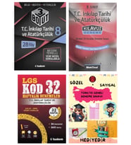 TUDEM YAYINLARI LGS 3 BOYUT T.C İNKILAP TARİHİ BECERİ TEMELLİ SORU BANKASI - T.C İNKILAP TARİHİ KLAV