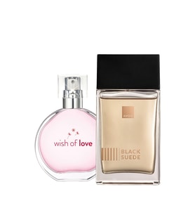 Avon Black Suede Erkek Parfüm ve Wish Of Love Kadın Parfüm Paketi