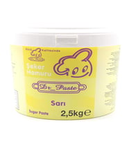 Dr Paste Şeker Hamuru  2,5 kg - Sarı