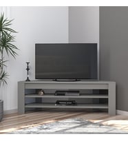 TV Sehpası Köşe Gri 120 cm