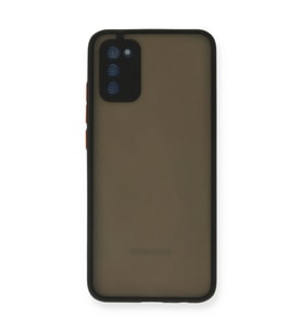 Samsung Galaxy A02s Kılıf Montreal Silikon Kapak - Siyah